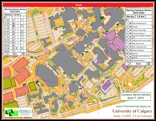 university of calgary map of campus Campus Race Series Event 3 University Of Calgary university of calgary map of campus