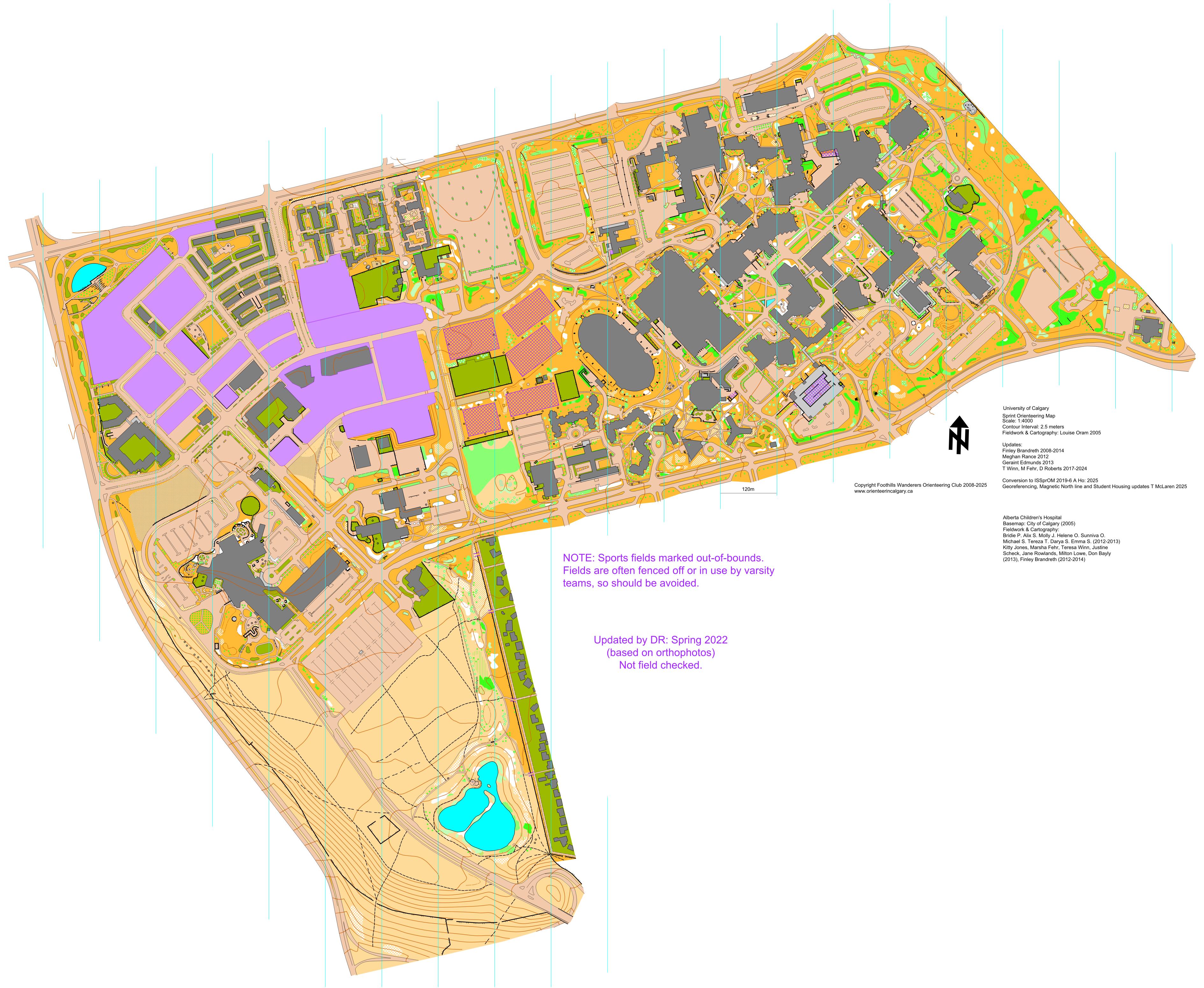 University Of Calgary Map University Of Calgary Map Information