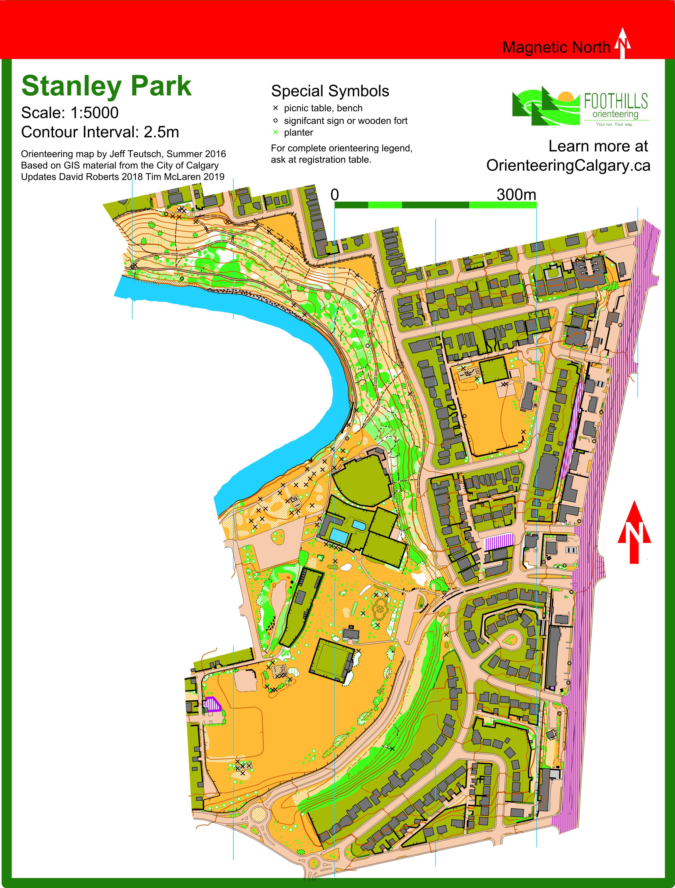 stanley park map